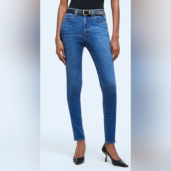 madewell 10" high-rise roadtripper authentic  skinny jeans - Picture 2 of 7